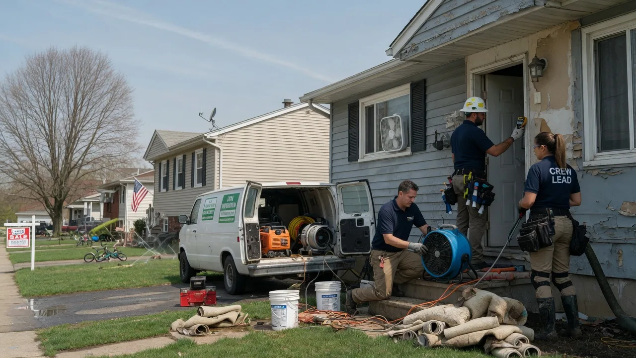 Flood Cleanup in Medford, NY near me